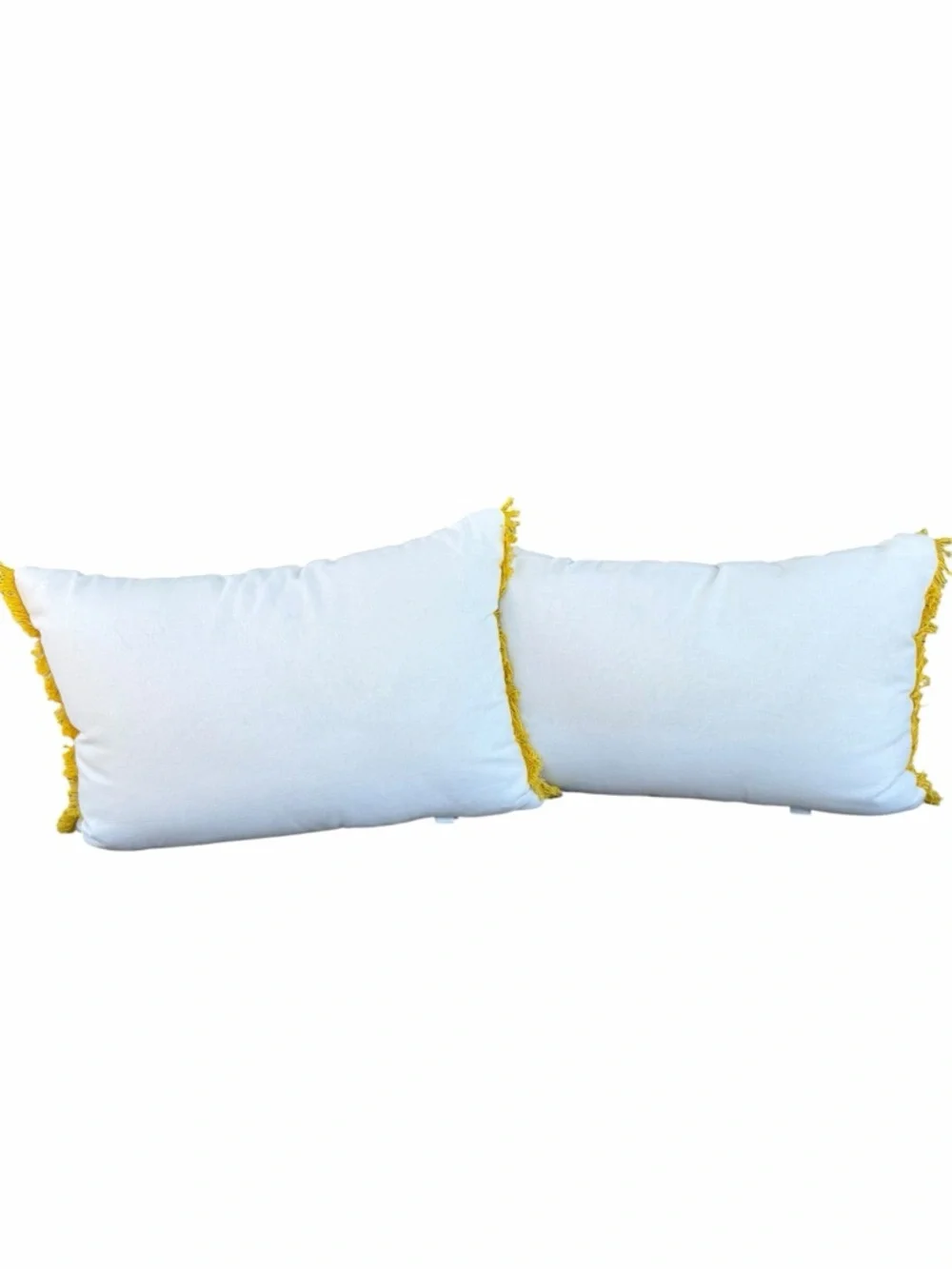 Sonoma Beaded Butterfly Embroidered Accent Pillow Set Colorful Fringe 14x20 GUC